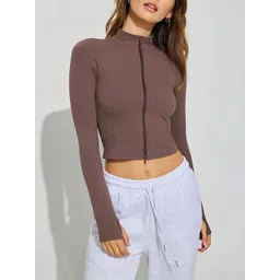 LULU & SKY Women Crop Sporty Jacket-picture-13