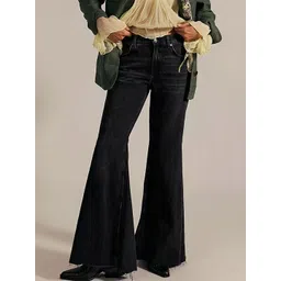 LULU & SKY Women Flared Mid-Rise Light Fade Stretchable Jeans-picture-23