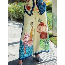 LULU & SKY Women Floral Printed High-Rise Trousers-picture-22