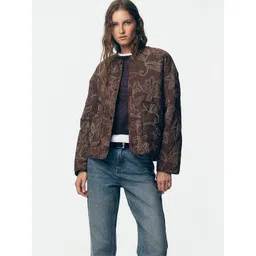 LULU & SKY Women Floral Quilted Jacket with Embroidered-picture-14