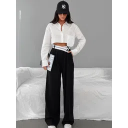 LULU & SKY Women High-Rise Regular Trousers-picture-30