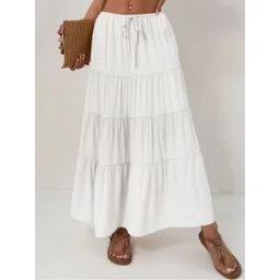 LULU & SKY Women High-Rise Tiered Maxi Skirt-picture-30