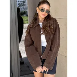 LULU & SKY Women Knitted and Woven Jacket-image-36