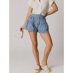 LULU & SKY Women Loose Fit High-Rise Shorts-picture-15