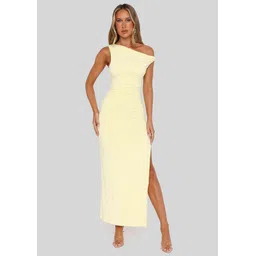 lulu & sky Women Maxi Yellow Full Length Dress-picture-11