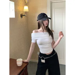 LULU & SKY Women Off-Shoulder Regular Bardot Top-picture-22