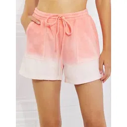 LULU & SKY Women Ombre Colourblocked High-Rise Shorts-picture-40
