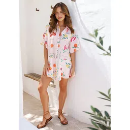 lulu & sky Women Pink Romper-picture-16