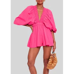 lulu & sky Women Pink Romper-picture-14