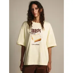 LULU & SKY Women Printed Drop-Shoulder Sleeves T-shirt-picture-21