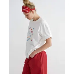 LULU & SKY Women Printed T-shirt image 5