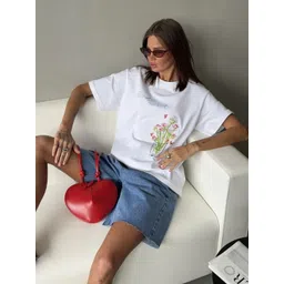 LULU & SKY Women Printed T-shirt image 4