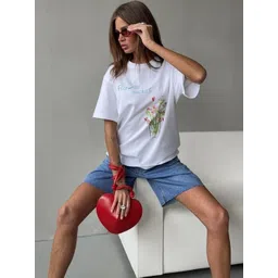 LULU & SKY Women Printed T-shirt image 3