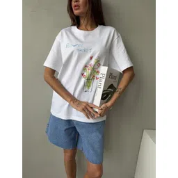 LULU & SKY Women Printed T-shirt image 5