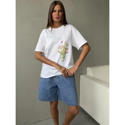 LULU & SKY Women Printed T-shirt image 1