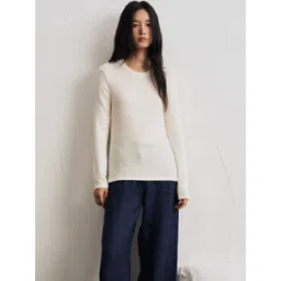 LULU & SKY Women Round Neck Long Sleeve Knitted T-shirt-picture-37