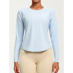 LULU & SKY Women Round Neck Long Sleeves Sports Regular Top-picture-29