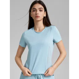 LULU & SKY Women Short-sleeved Seamless Activewear Top-picture-23