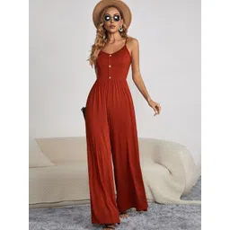 LULU & SKY Women Shoulder Straps Basic Jumpsuit-picture-18