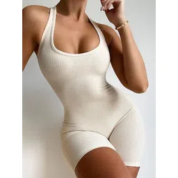 LULU & SKY Women Shoulder Straps Jumpsuit image 4