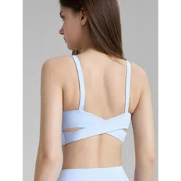 LULU & SKY Women Solid Bralette Crop Top image 3
