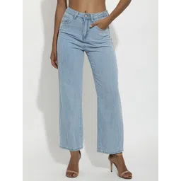 LULU & SKY Women Straight Fit High-Rise Clean Look Jeans-picture-16