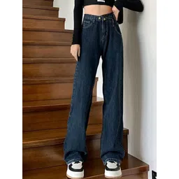 LULU & SKY Women Straight Fit High-Rise Clean Look Jeans-picture-14