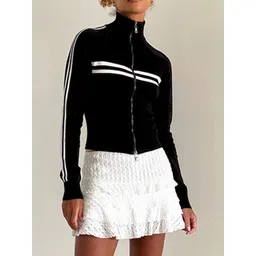 LULU & SKY Women Striped Sporty Jacket-picture-21