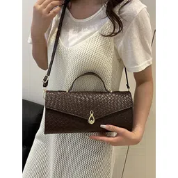 LULU & SKY Women Textured Structured Shoulder Bag-picture-21