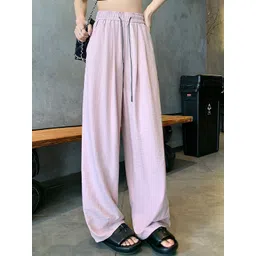 LULU & SKY Women Wide Leg High-Rise Trousers-picture-37