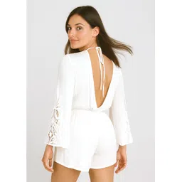 lulu & sky Solid Women Jumpsuit image 2