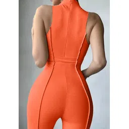lulu & sky Solid Women Jumpsuit image 2