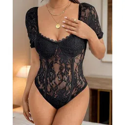 lulu & sky Women Cotton Bodysuit image 1