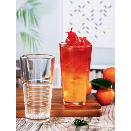 Luminarc Clear Glass Tumbler Everyday Glasses - Set of 6 (270 ml)-picture-45