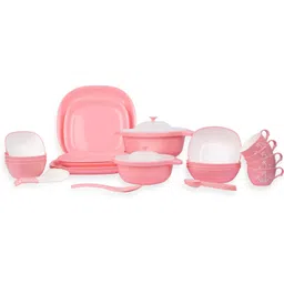 lumiset Pack of 31 Plastic Premium lightweight and durable full dinner set| BPA Free | Dinner Set-picture-27
