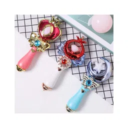 Lumo Brilliant Toys Magic Princess Star Wand Toys for Kids With Lights & Sound Effects Durable Role-Play Fun Entertainment Kids Toys (Pack of 1 Color May Vary)-picture-30