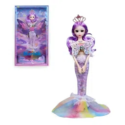 Lumo Brilliant Toys Mariah Mermaid Doll for Girls, Cute Realistic Doll Toys for Kids, Fun Entertainment Mermaid Doll Toys, Best Gifts For Girls (Pack of 1 - Color And Design May Vary) - Height 35 cm-picture-27