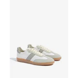LUNA BLU by Westside Grey Colour-Blocked Suede Sneakers-picture-46