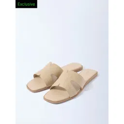 LUNA BLU by Westside Ivory Stitch-Detailed Slides - Exclusive-picture-32