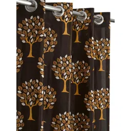 Lunar Days Brown Room Darkening Door Curtain image 4