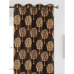 Lunar Days Brown Room Darkening Window Curtain-picture-23