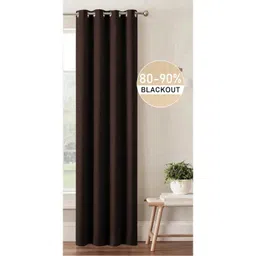 Lunar Days Coffee Brown Polyester Door Curtains-picture-15
