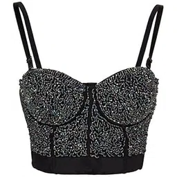 luolingongjue Women's Beaded Suspender Chest Wrap Corset Summer Innerwear/Outerwear Bustier-picture-26