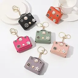 lupro Mini Coin Purse Keychain – Cute Korean Aesthetic Travel Organizer for Girls, Women & Kids – Small Wallet with Key Ring, Gift Bag Charm for Handbags & Cars-picture-54