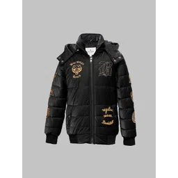 LURE JUNIOR Boys Outdoor Puffer Jacket with Embroidered-picture-57