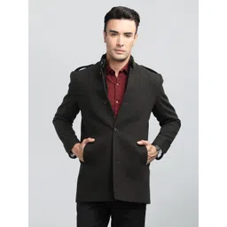 Wool Solid Coat For Men-image-21