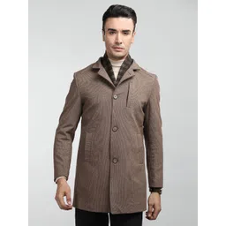 Wool Solid Coat For Men-image-1