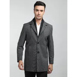 Wool Solid Coat For Men-image-20