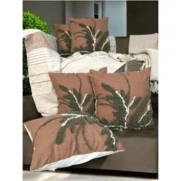 LUSHLYF Brown & Green Quirky Square Cushion Covers-picture-19