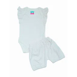 LUV-DUB Kids Printed Short Sleeves Pure Cotton Top With Shorts-picture-32